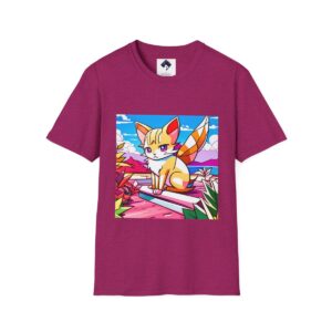 Softstyle Cat Anime T-Shirt